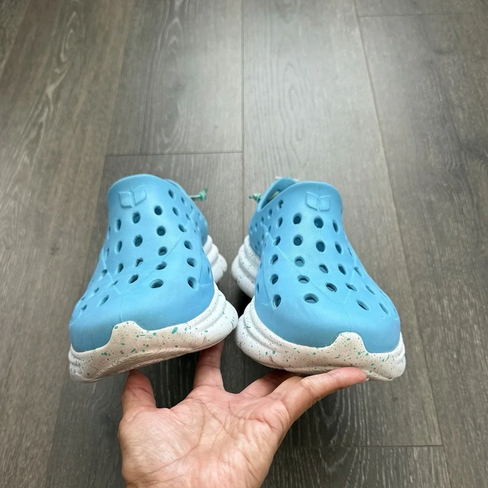 Kane Footwear Revive Recovery Shoes Mens 12 Cushion Slip On Comfort Aqua